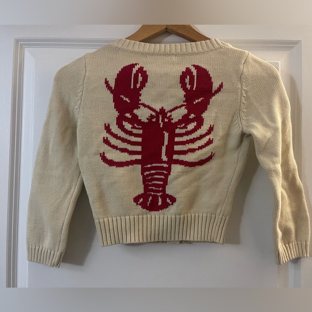 Betsey Johnson Lobster Cardigan